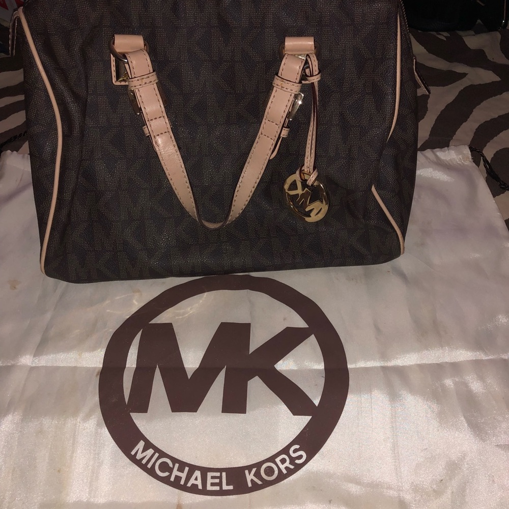 Michael Kors signature large duffle bag